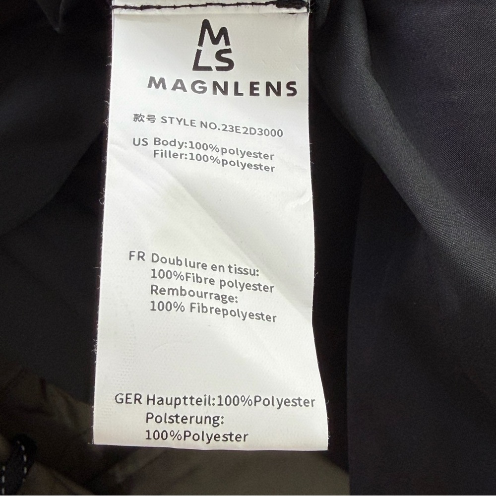 Magnlens Fishtail Olive Green Parka Jacket Size Medium - Picture 15 of 16